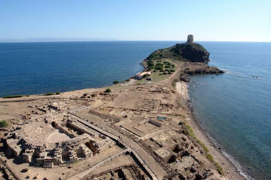 Sa Caladroxa Villa Villa San Pietro Bagian luar foto